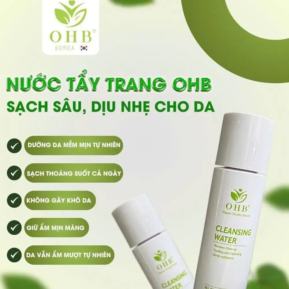 NƯỚC TẨY TRANG OHB
