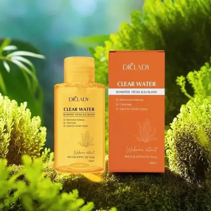 MUA 2 TẶNG 1 Nước tẩy trang Dr Lady Clear Water sạch sâu, làm sạch bụi bẩn, dầu thừa và lớp trang điểm. - Ảnh 2