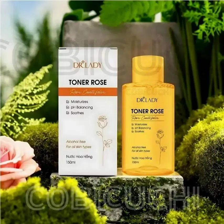 MUA 2 TẶNG 1 Nước Hoa Hồng Dr Lady Toner Rose 150ml – Cân Bằng pH, Dưỡng Ẩm, Dịu Da, Cho Mọi Loại Da
