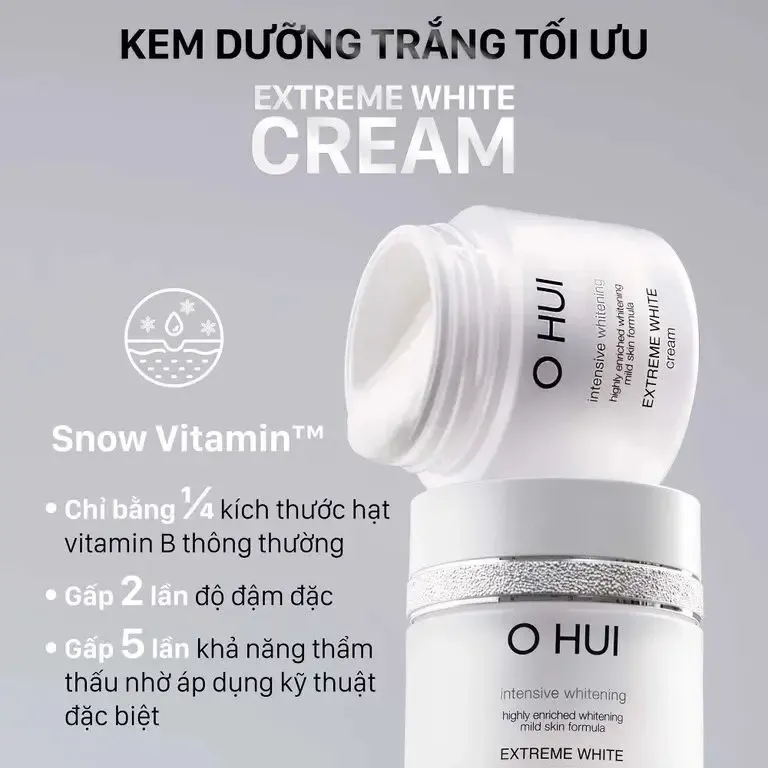 Kem dưỡng trắng da trị nám Ohui Extreme White Cream 50ml - Ảnh 3
