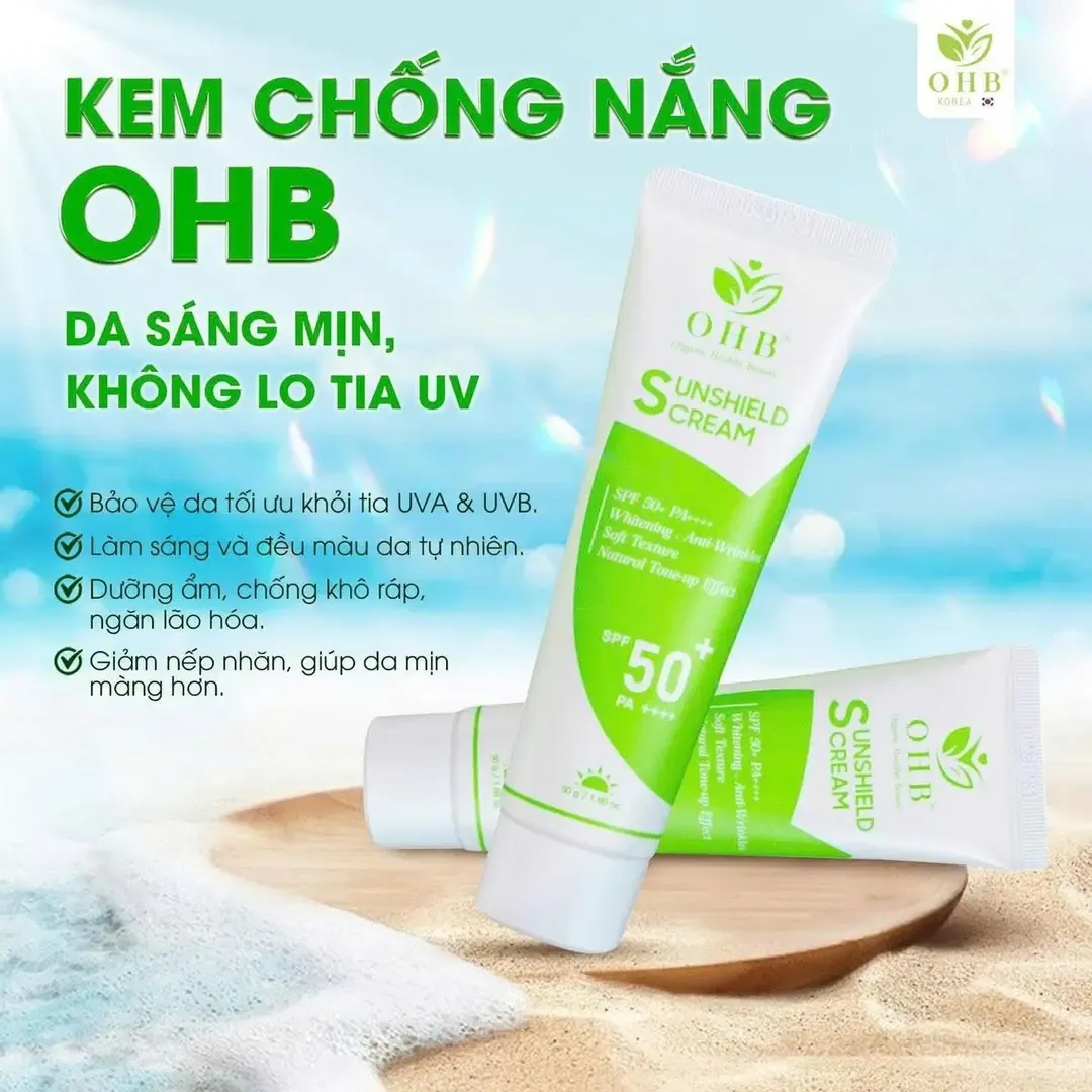 Kem chống nắng SunShield Cream OHB - Ảnh 2