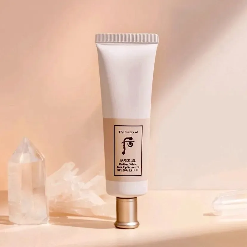 Kem chống nắng Whoo Radiant White Tone Up Sunscreen 50ml - Ảnh 3