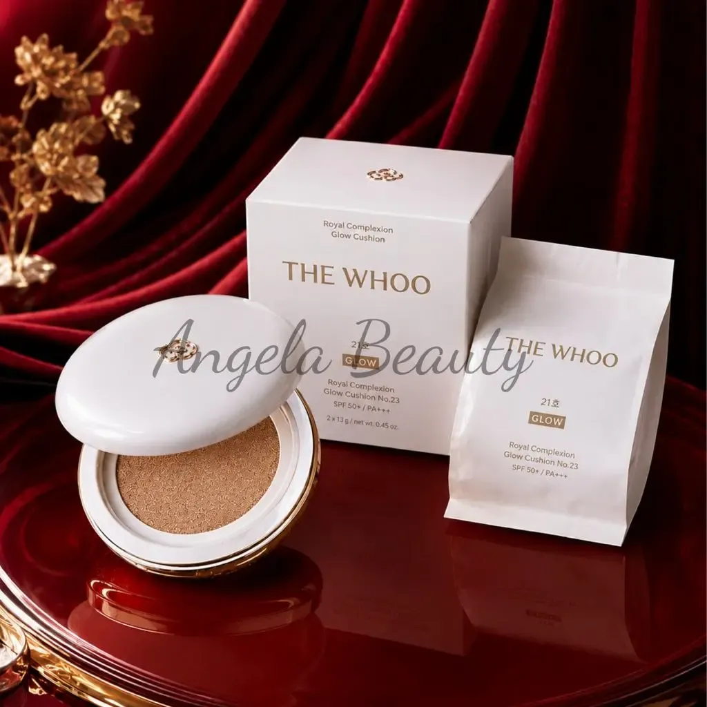 Phấn Nước Che Khuyết Điểm Và Dưỡng Sáng Da WHOO ROYAL COMPLEXION GLOW CUSHION SPF50+/PA+++ - Ảnh 3