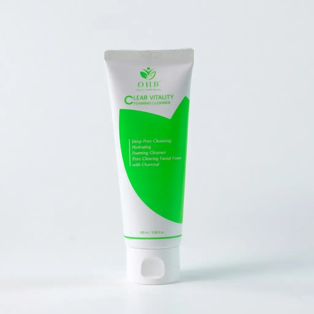 Sữa rửa mặt Clear Vitality Foaming Cleanser OHB - Ảnh 2